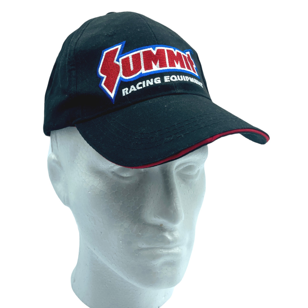 Summit Racing Equipment Ball Cap Hat Snapback Baseball Adult Black